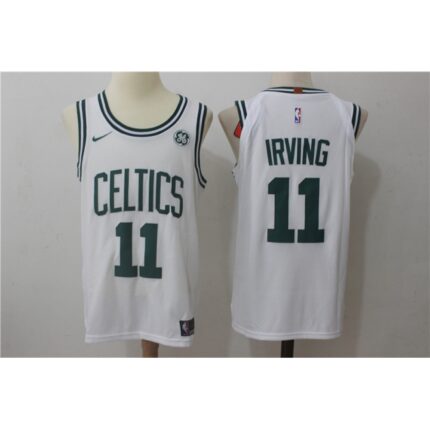 Men's Nike Boston Celtics #11 kyrie irving White Stitched NBA Jersey