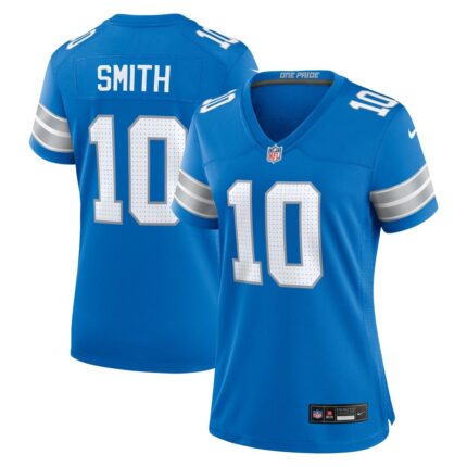 Women's Detroit Lions Tre Quan Smith Nike  Blue Game Jersey