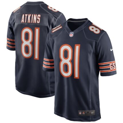 Doug Atkins Chicago Bears Nike Game Retired Jersey - Navy