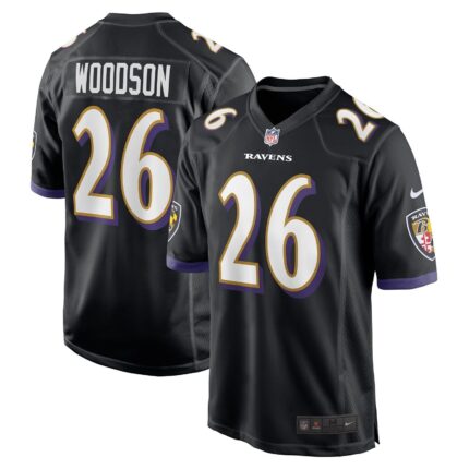 Rod Woodson Baltimore Ravens Nike Retired Jersey - Black