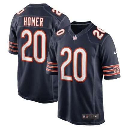Travis Homer Chicago Bears Nike Game Jersey - Navy