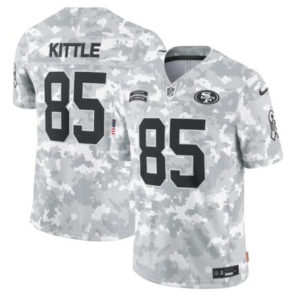 George Kittle San Francisco 49ers Nike 2024 Salute to Service Limited Jersey - Arctic Camo