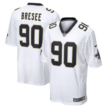 Bryan Bresee New Orleans Saints Nike Game Jersey - White