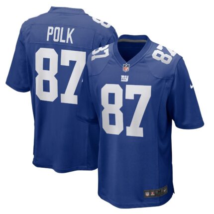 Makai Polk New York Giants Nike Home Game Jersey - Royal