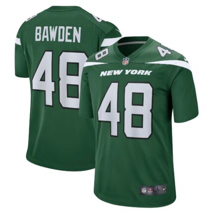 Nick Bawden New York Jets Nike Game Jersey - Gotham Green
