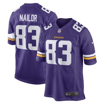 Jalen Nailor Minnesota Vikings Nike Game Jersey - Purple