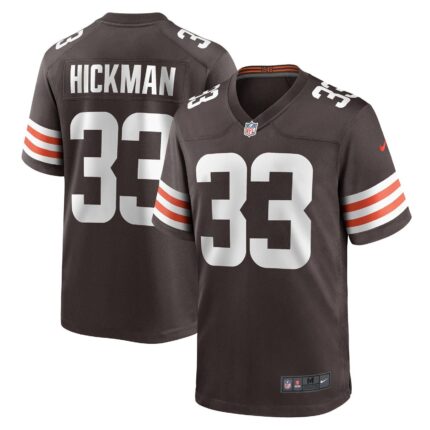 Ronnie Hickman Cleveland Browns Nike Team Game Jersey - Brown