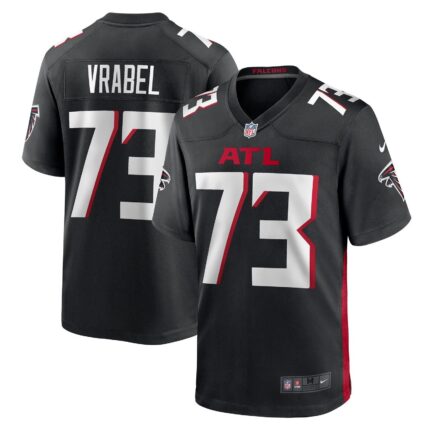 Tyler Vrabel Atlanta Falcons Nike Game Jersey - Black