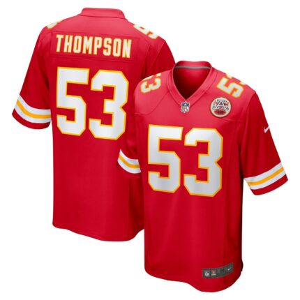 BJ Thompson Kansas City Chiefs Nike Game Jersey - Red