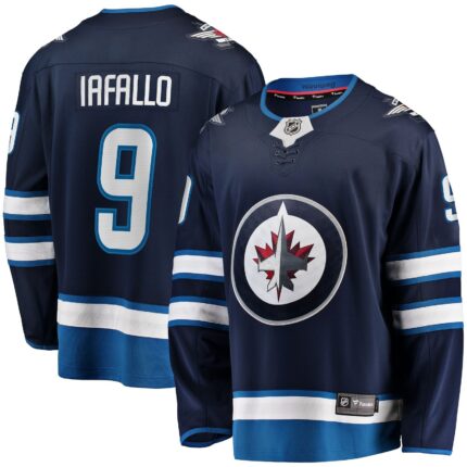 Men's Winnipeg Jets Alex Iafallo Fanatics Navy Home Premier Breakaway Jersey