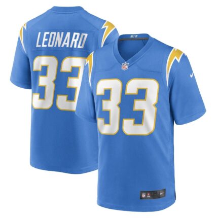 Deane Leonard Los Angeles Chargers Nike Game Jersey - Powder Blue