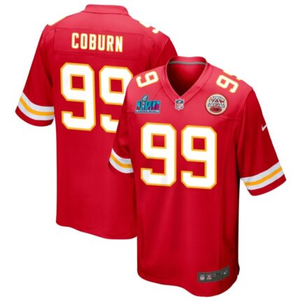 Keondre Coburn Kansas City Chiefs Nike Super Bowl LVII Game Jersey - Red